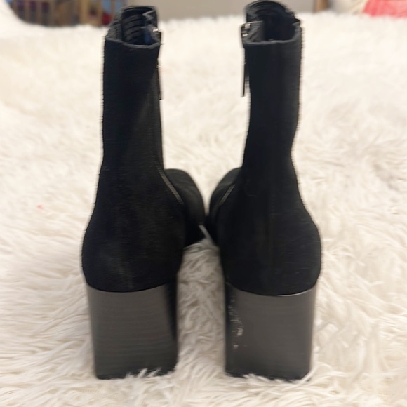 NEW Blondo x Zappos Scarlett Black Suede waterproof ankle boot women size 6 - Picture 5 of 8